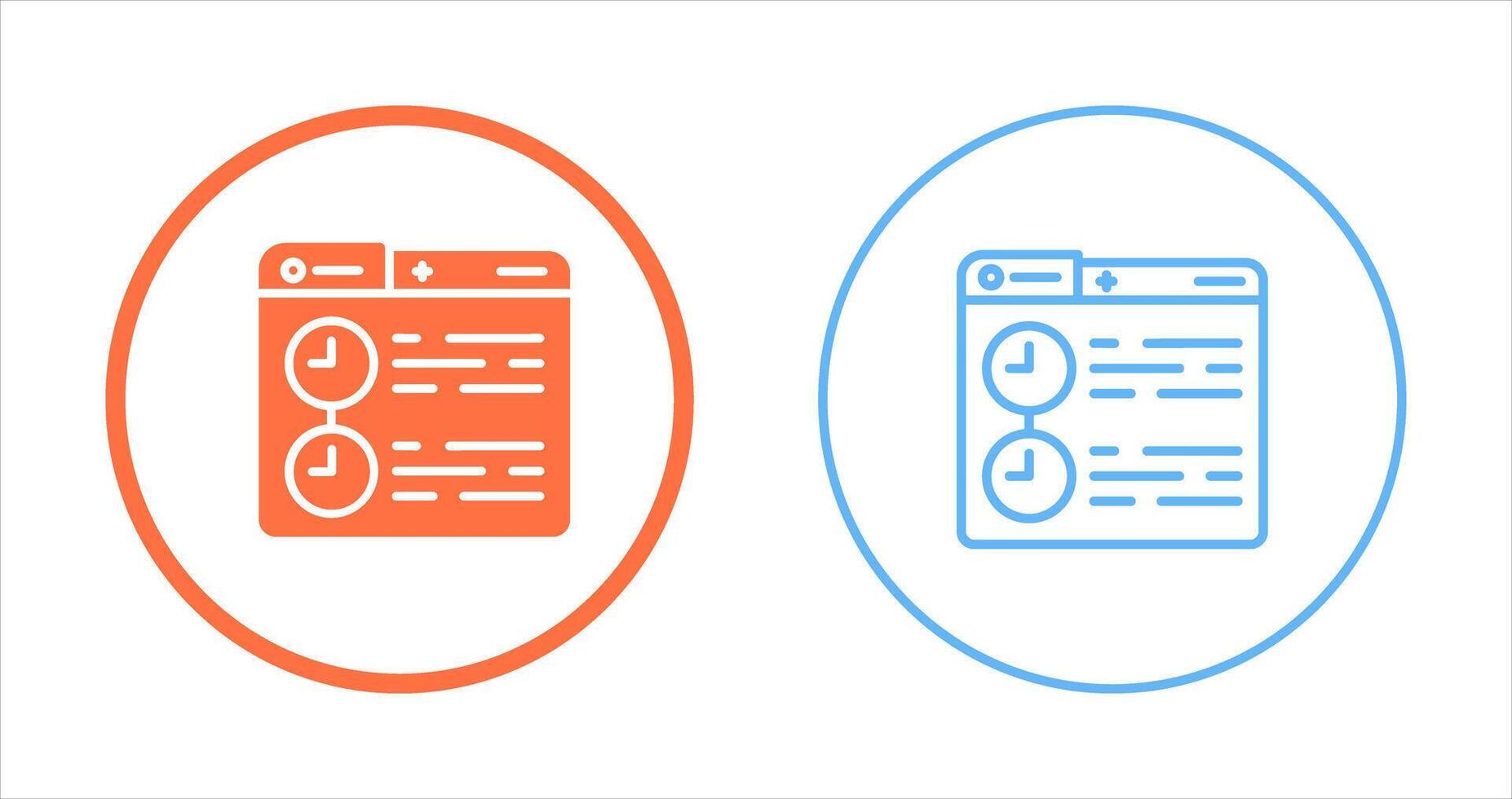 Timeline Vector Icon