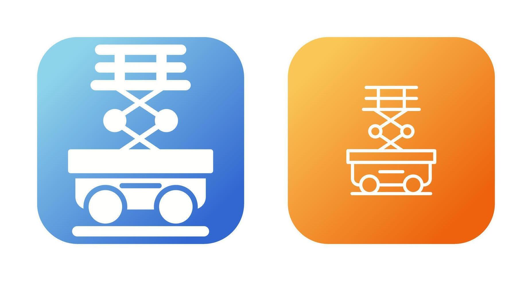 Scissor Lift Vector Icon