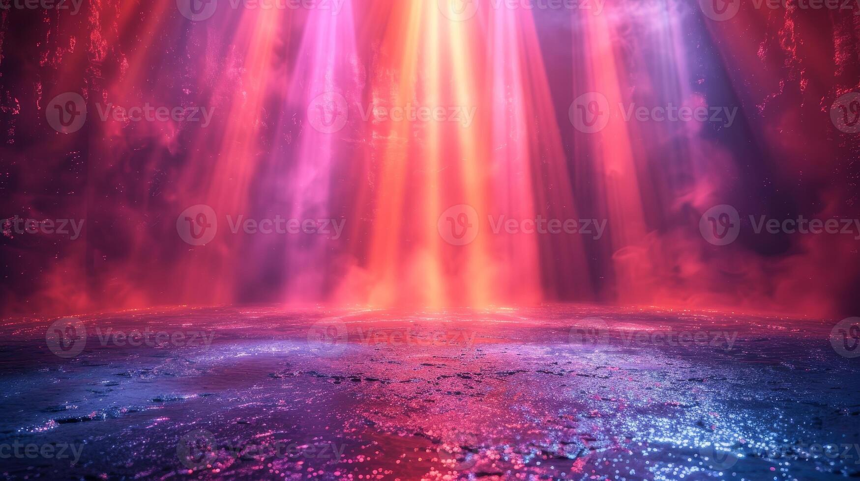 AI Generated A fun disco light background for a concert party photo