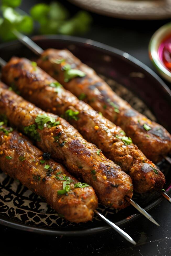 AI generated Culinary Royalty Indian Kebabs from Awadhi Cuisine in ... AI generated Culinary Royalty Indian Kebabs from Awadhi Cuisine in ...