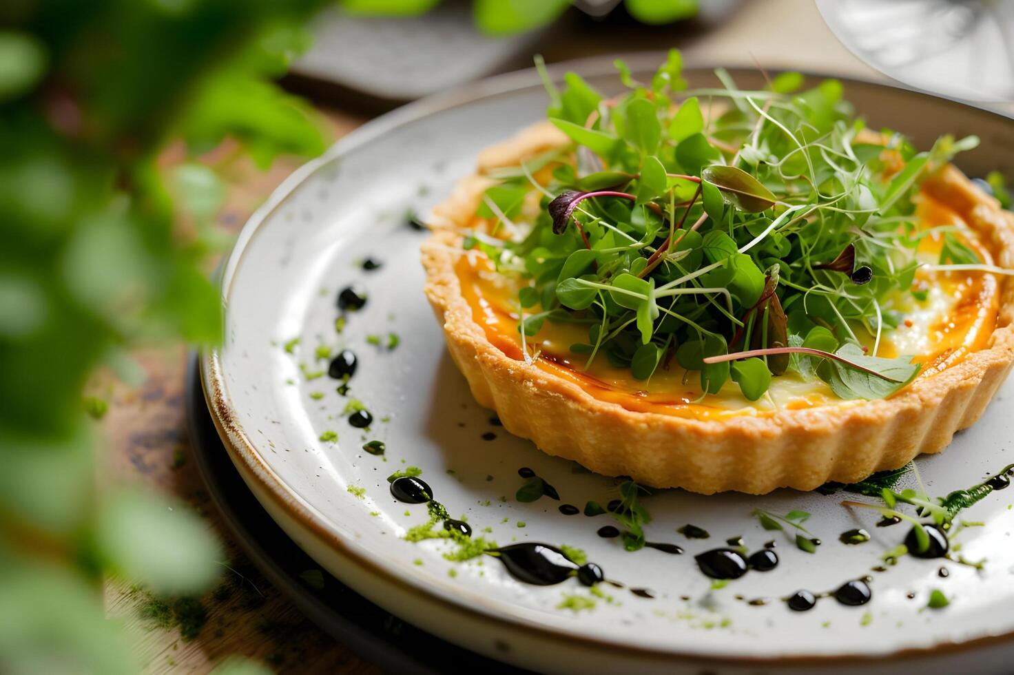 AI generated Tiny Wonders on Your Plate Microgreens Recipe Extravaganza photo