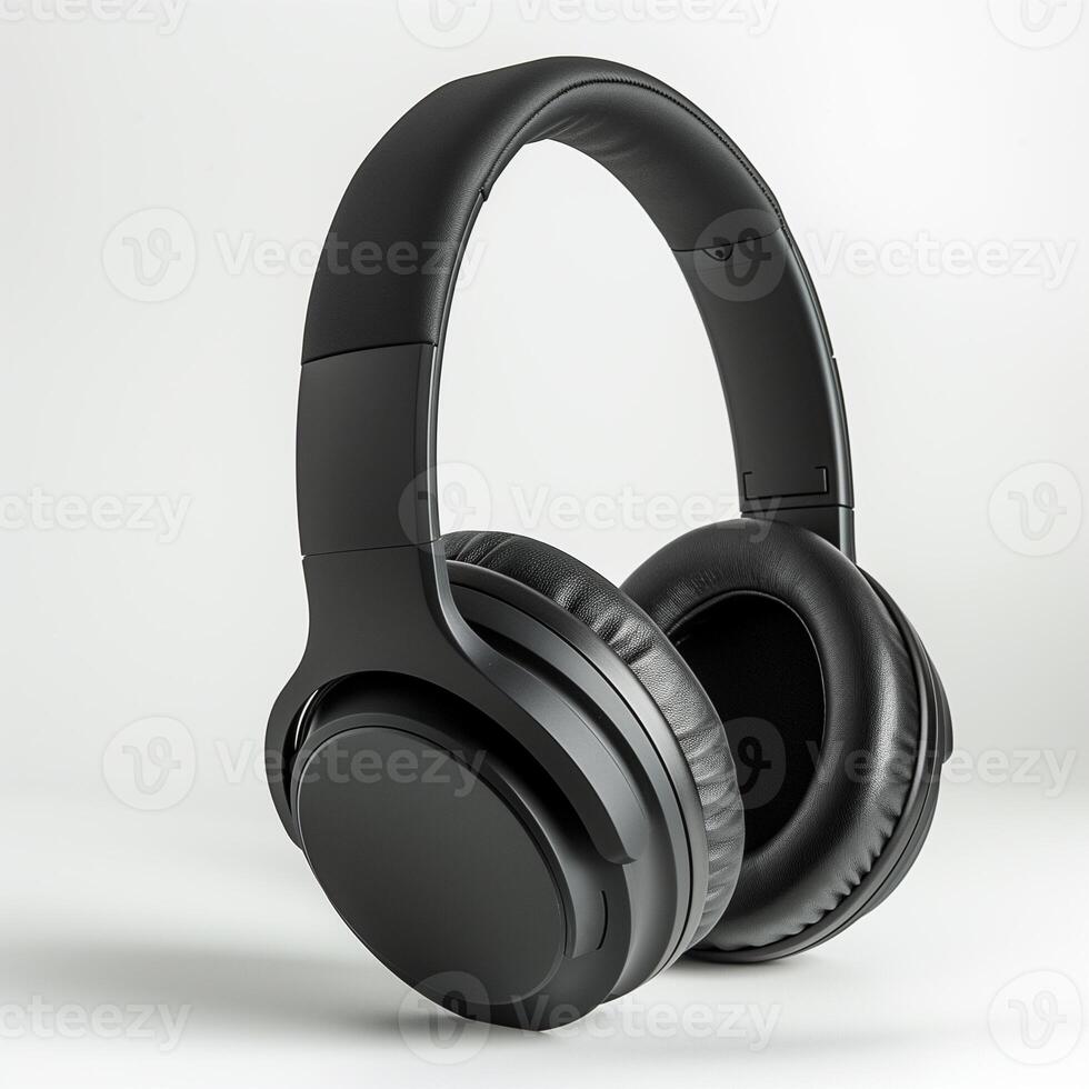 AI generated a high quality headphones on a white background photo