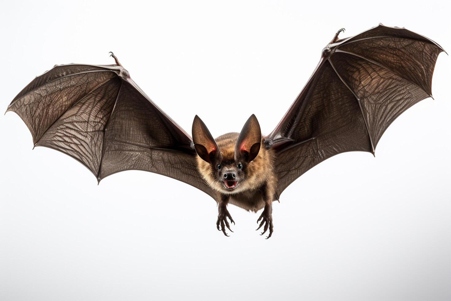 AI generated Bat on fly photo