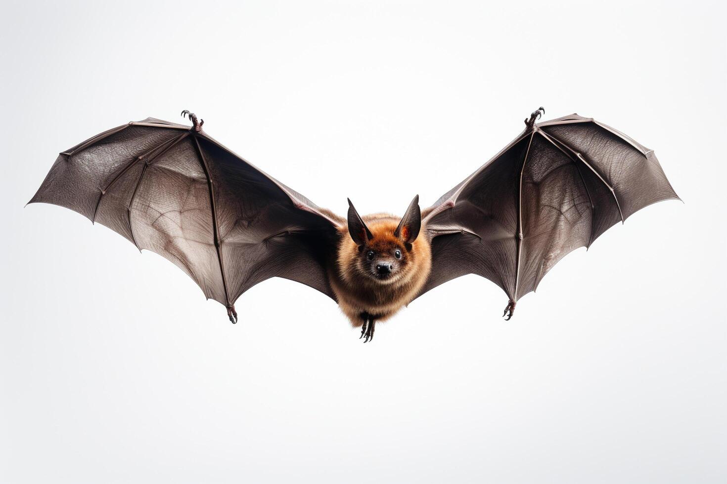 AI generated Bat on fly photo