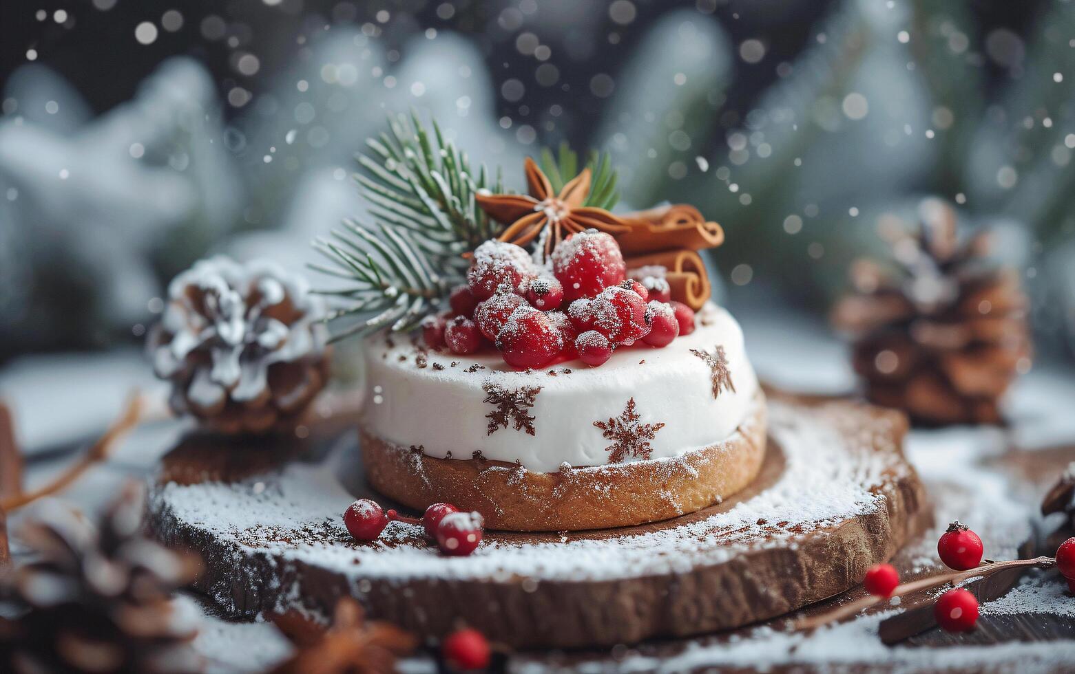 ai generado vainilla elegancia soltado. un cumpleaños pastel de Exquisito deleitar. foto