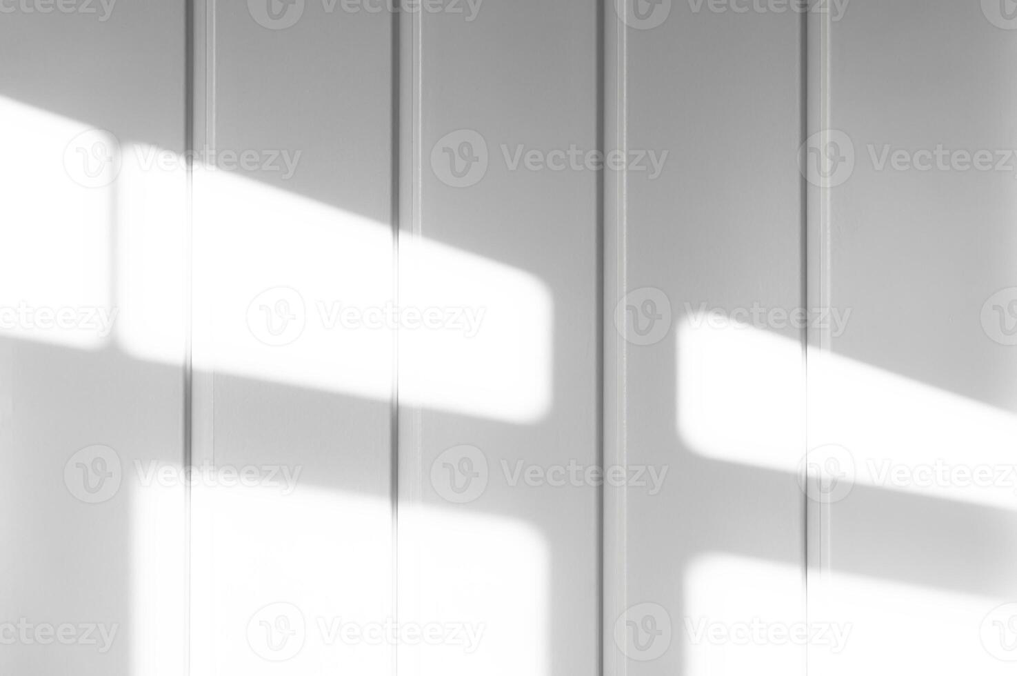 White Door Background with Bright Light and Shadow,Empty Wood Door