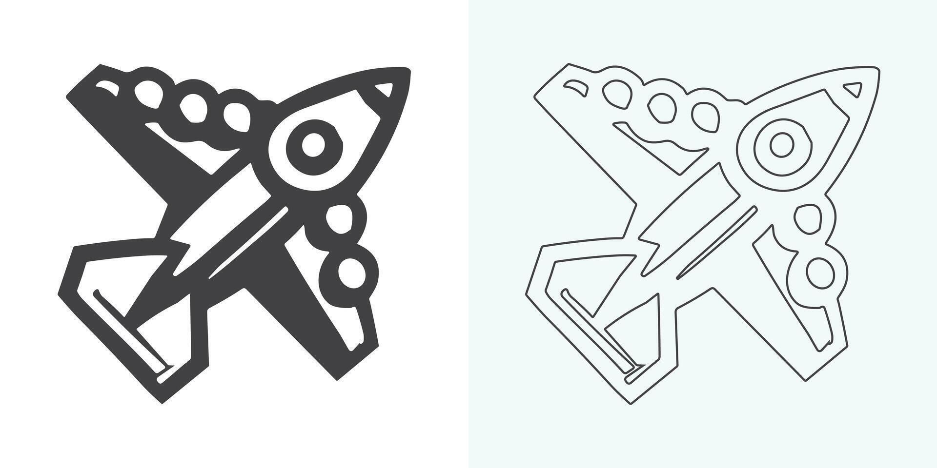 Plane icon vector illustration. Airplane sign and symbol. Flight transport symbol. plane line icon on a white background. Airplane icon logo vector design