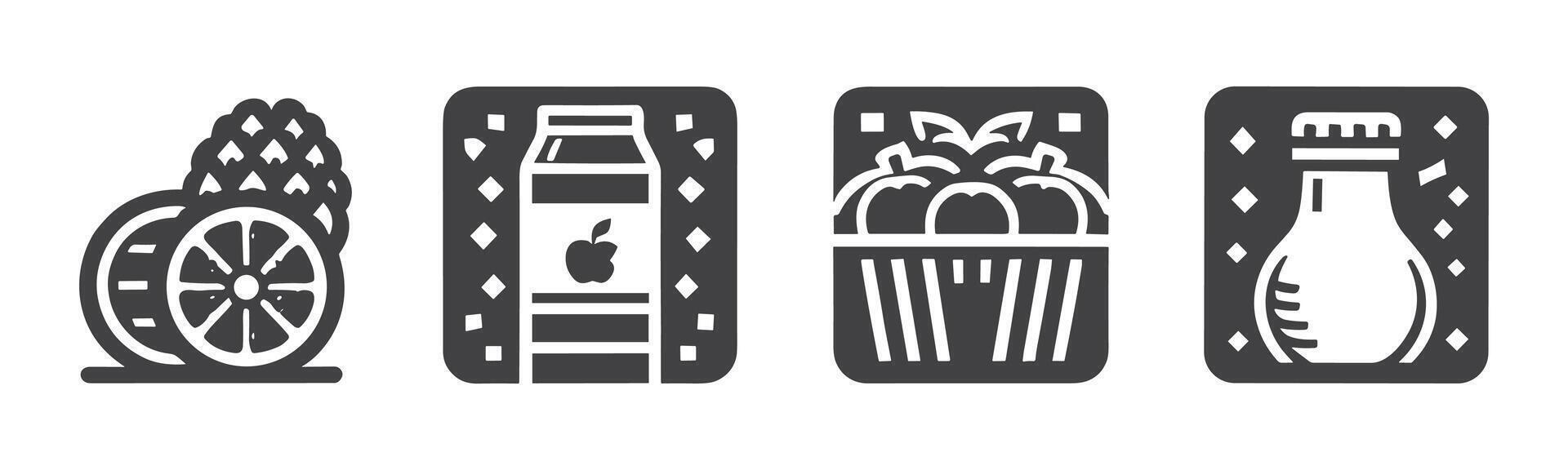 Apple icon set. Apple vector icon. apple symbols for your web design. Icon logo, app, UI. Apple Icon Vector illustration