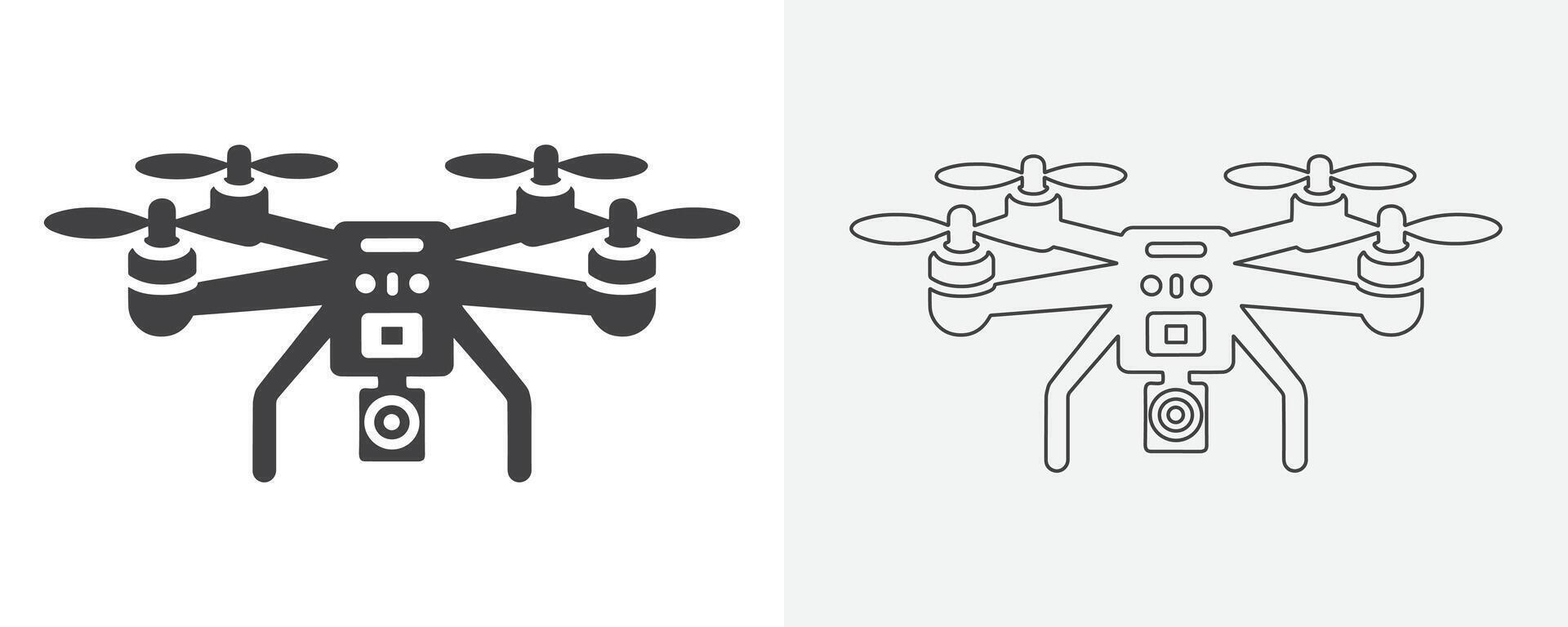 Drone black icon. Vector drone icon black design. drone icon symbol design drone icon or logo isolated sign symbol vector illustration black drone on white background vector art