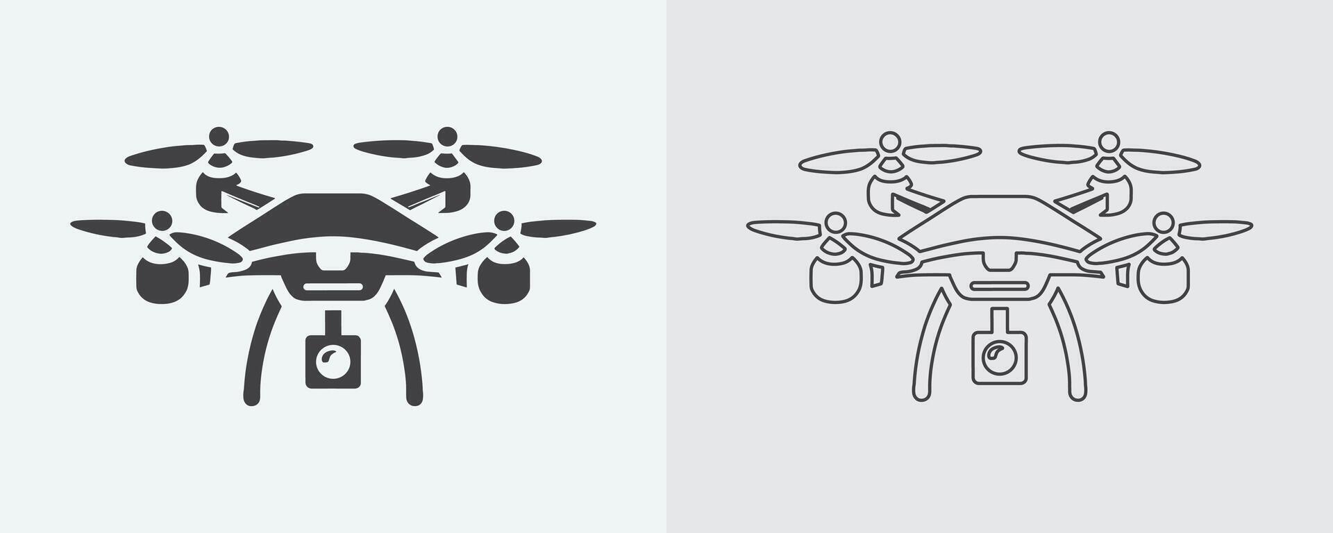 Drone black icon. Vector drone icon black design. drone icon symbol design drone icon or logo isolated sign symbol vector illustration black drone on white background vector art