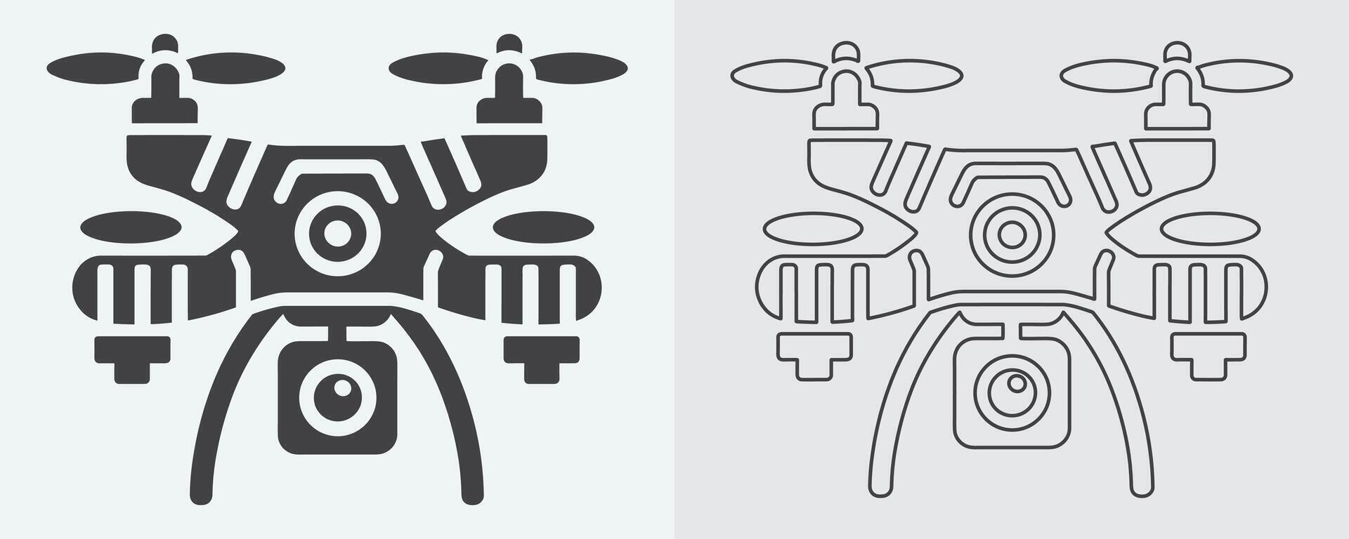 Drone black icon. Vector drone icon black design. drone icon symbol design drone icon or logo isolated sign symbol vector illustration black drone on white background vector art