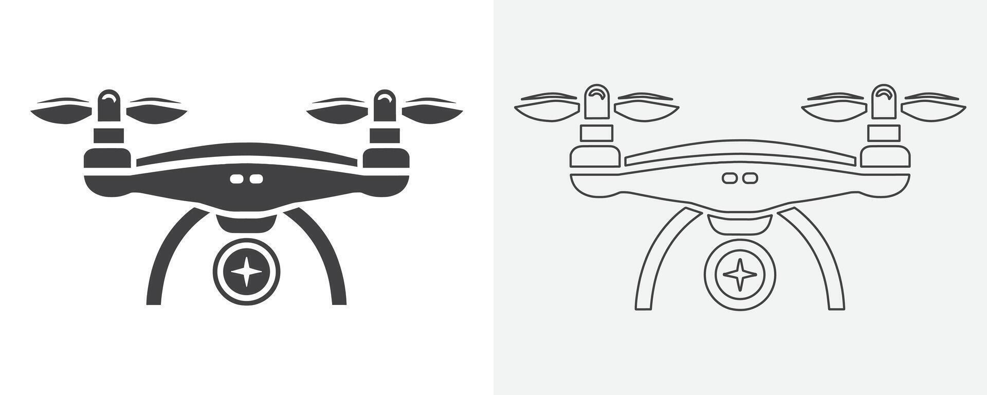 Drone black icon. Vector drone icon black design. drone icon symbol design drone icon or logo isolated sign symbol vector illustration black drone on white background vector art