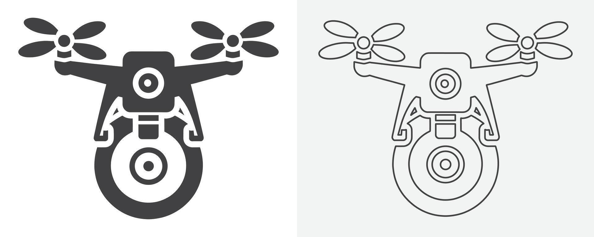 Drone black icon. Vector drone icon black design. drone icon symbol design drone icon or logo isolated sign symbol vector illustration black drone on white background vector art
