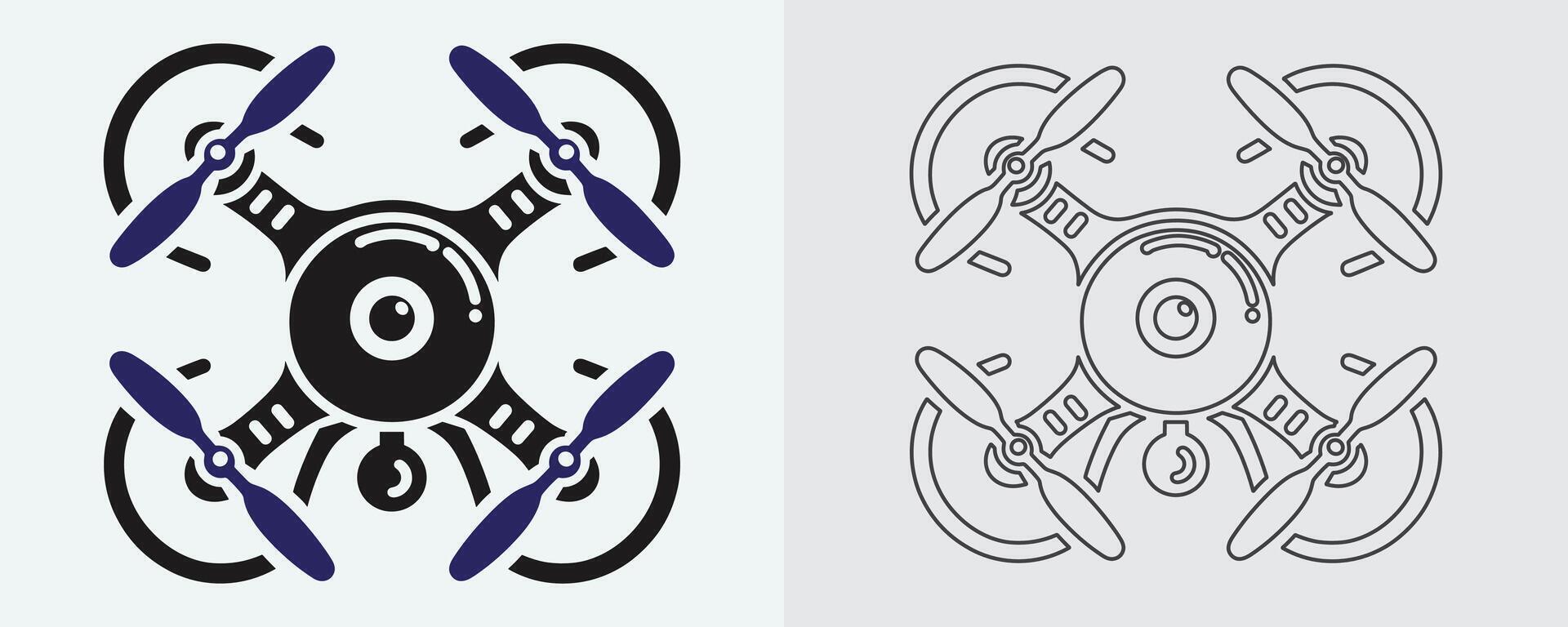 Drone black icon. Vector drone icon black design. drone icon symbol design drone icon or logo isolated sign symbol vector illustration black drone on white background vector art