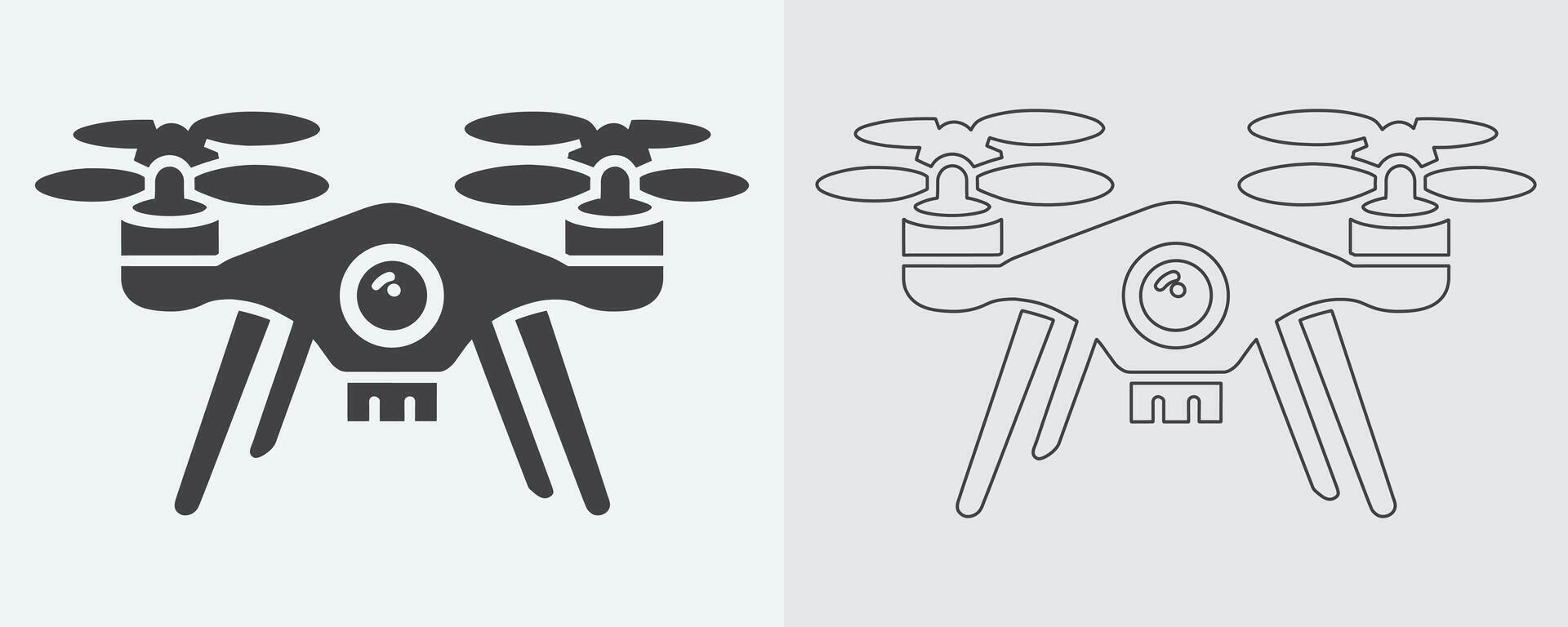 Drone black icon. Vector drone icon black design. drone icon symbol design drone icon or logo isolated sign symbol vector illustration black drone on white background vector art