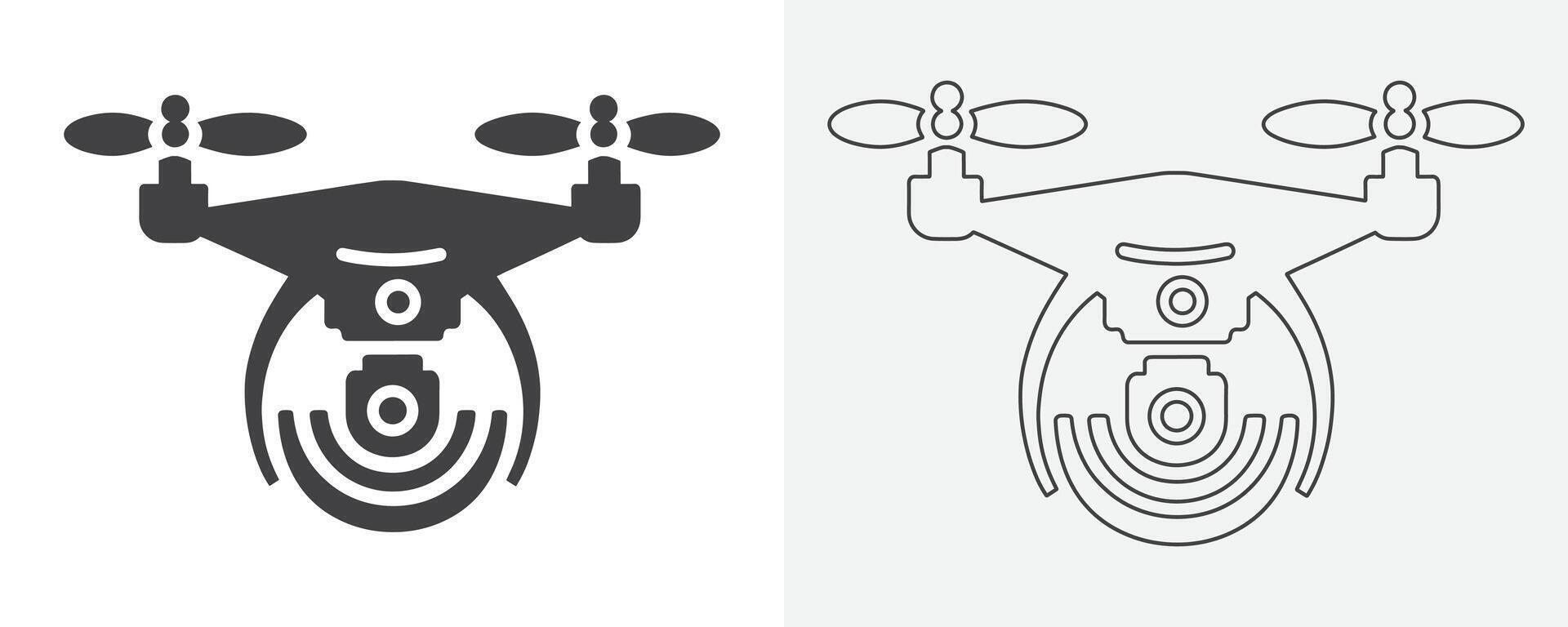 Drone black icon. Vector drone icon black design. drone icon symbol design drone icon or logo isolated sign symbol vector illustration black drone on white background vector art
