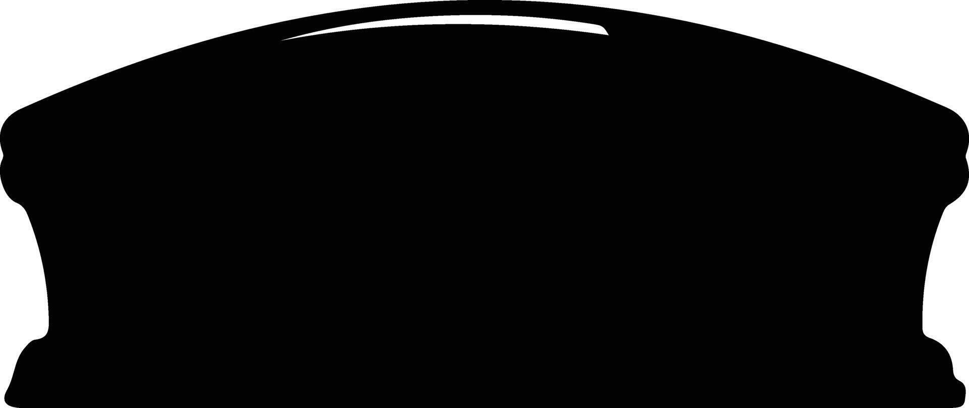 Coffin  black silhouette vector