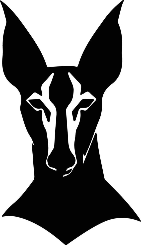 Pharaoh Hound  silhouette portrait vector