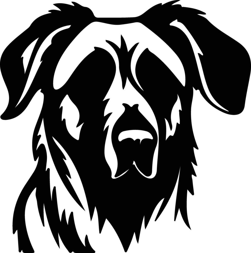 Anatolian Shepherd Dog  silhouette portrait vector