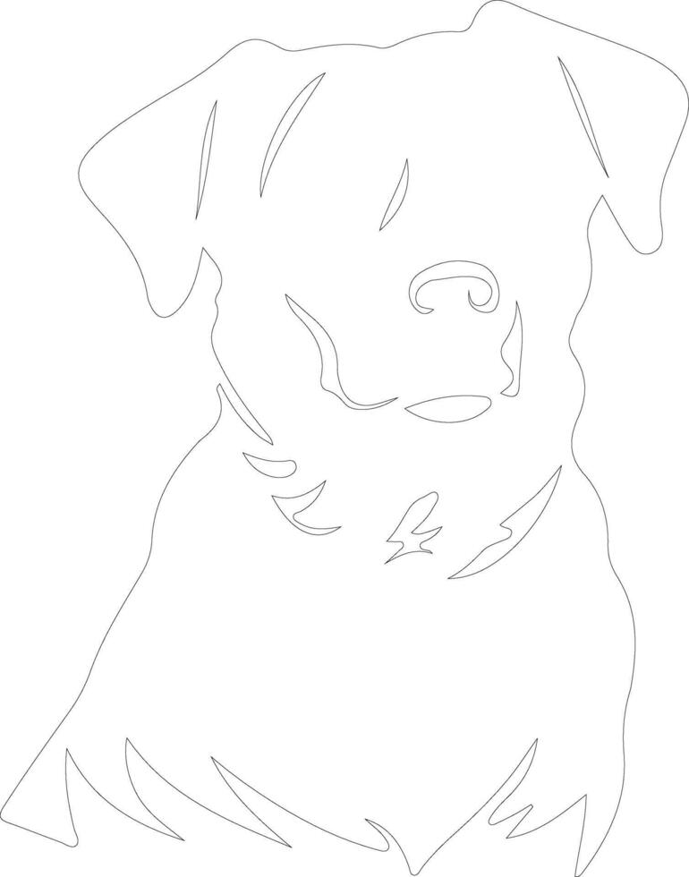 companiondog outline silhouette vector