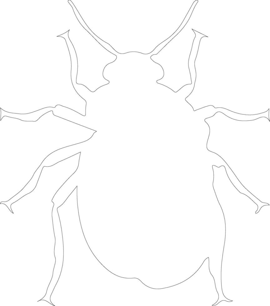 junebug  outline silhouette vector