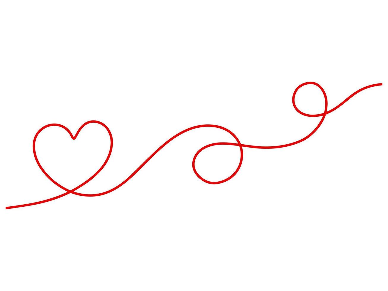 Valentines Love Line Art Background vector