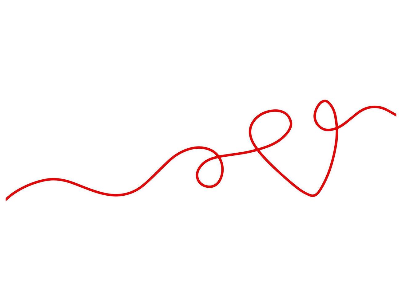 Valentines Heart Line Art Background vector