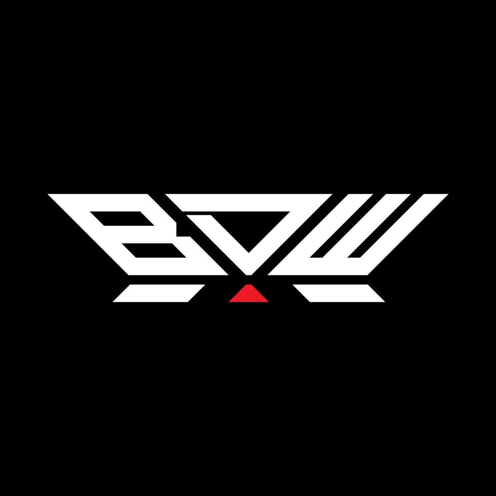 BDW letter logo vector design, BDW simple and modern logo. BDW luxurious alphabet design