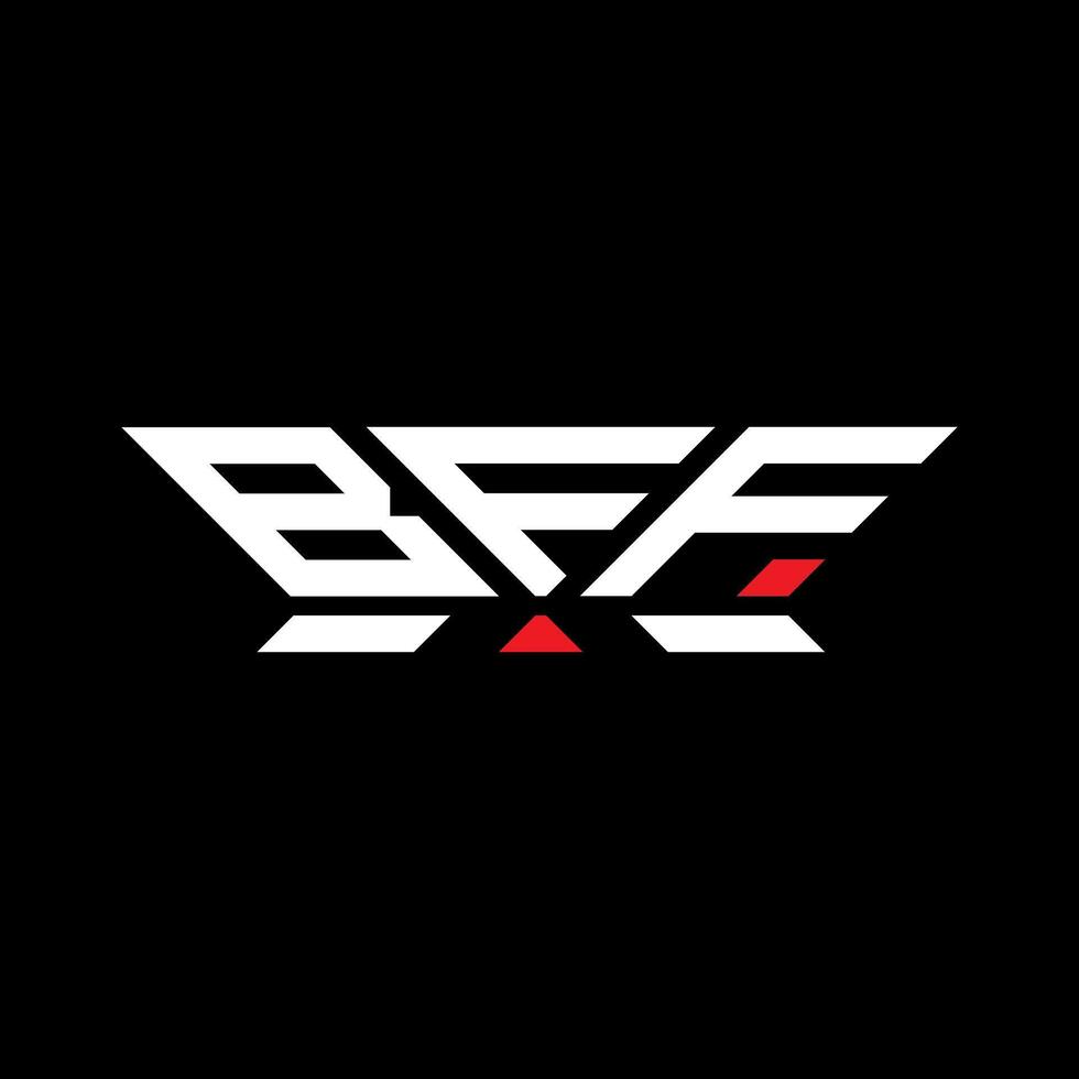 BFF letter logo vector design, BFF simple and modern logo. BFF luxurious alphabet design