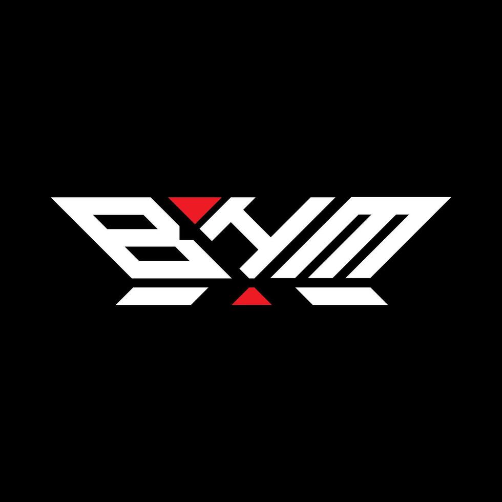 bhm letra logo vector diseño, bhm sencillo y moderno logo. bhm lujoso alfabeto diseño