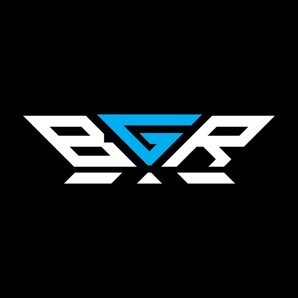 BGR letter logo vector design, BGR simple and modern logo. BGR luxurious alphabet design