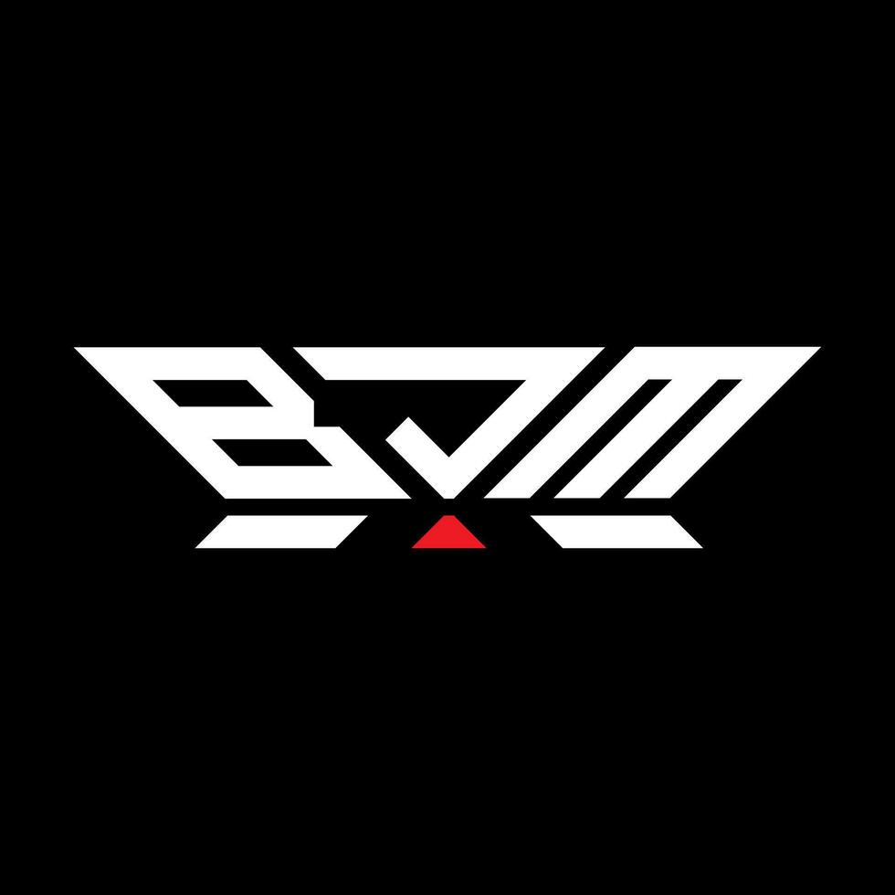 bjm letra logo vector diseño, bjm sencillo y moderno logo. bjm lujoso alfabeto diseño