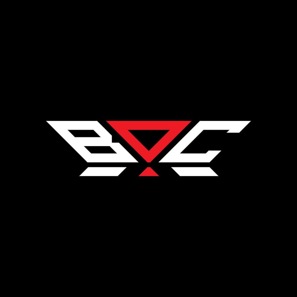 BOC letter logo vector design, BOC simple and modern logo. BOC luxurious alphabet design