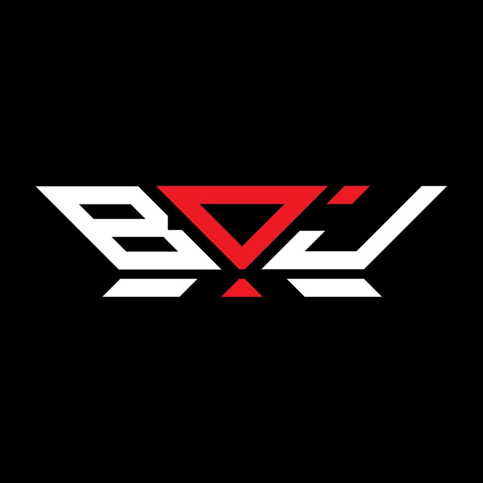BOJ letter logo vector design, BOJ simple and modern logo. BOJ luxurious alphabet design