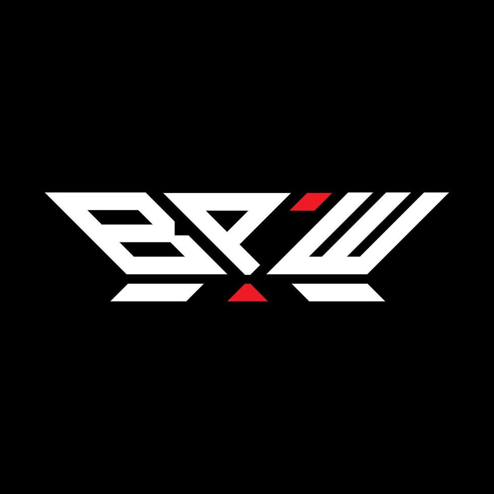 bpw letra logo vector diseño, bpw sencillo y moderno logo. bpw lujoso alfabeto diseño