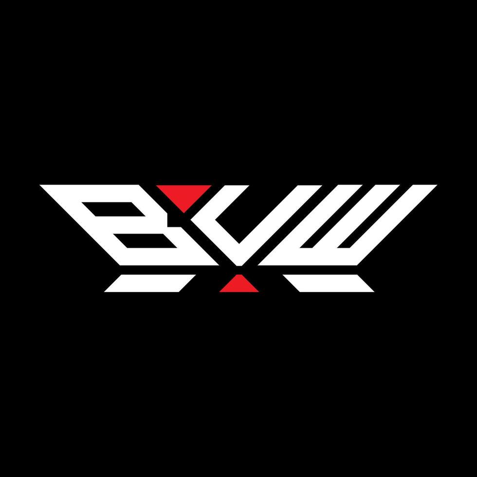 BUW letter logo vector design, BUW simple and modern logo. BUW luxurious alphabet design