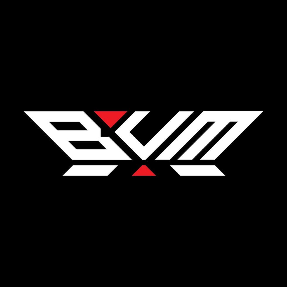 BUM letter logo vector design, BUM simple and modern logo. BUM luxurious alphabet design