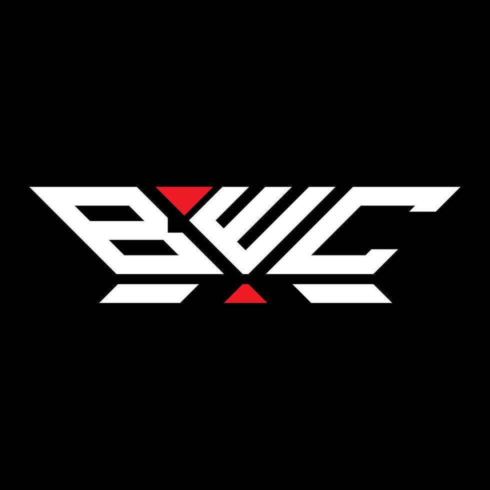 BWC letter logo vector design, BWC simple and modern logo. BWC luxurious alphabet design