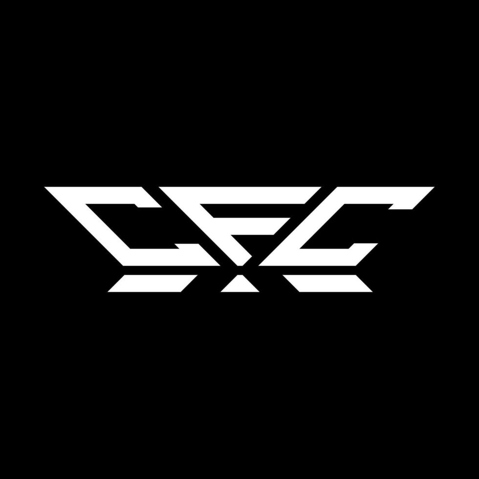 CFC letra logo vector diseño, CFC sencillo y moderno logo. CFC lujoso alfabeto diseño