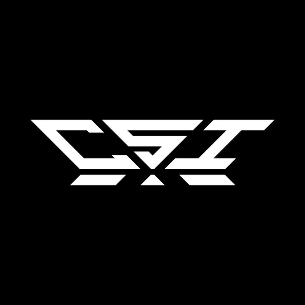 CSI letter logo vector design, CSI simple and modern logo. CSI luxurious alphabet design