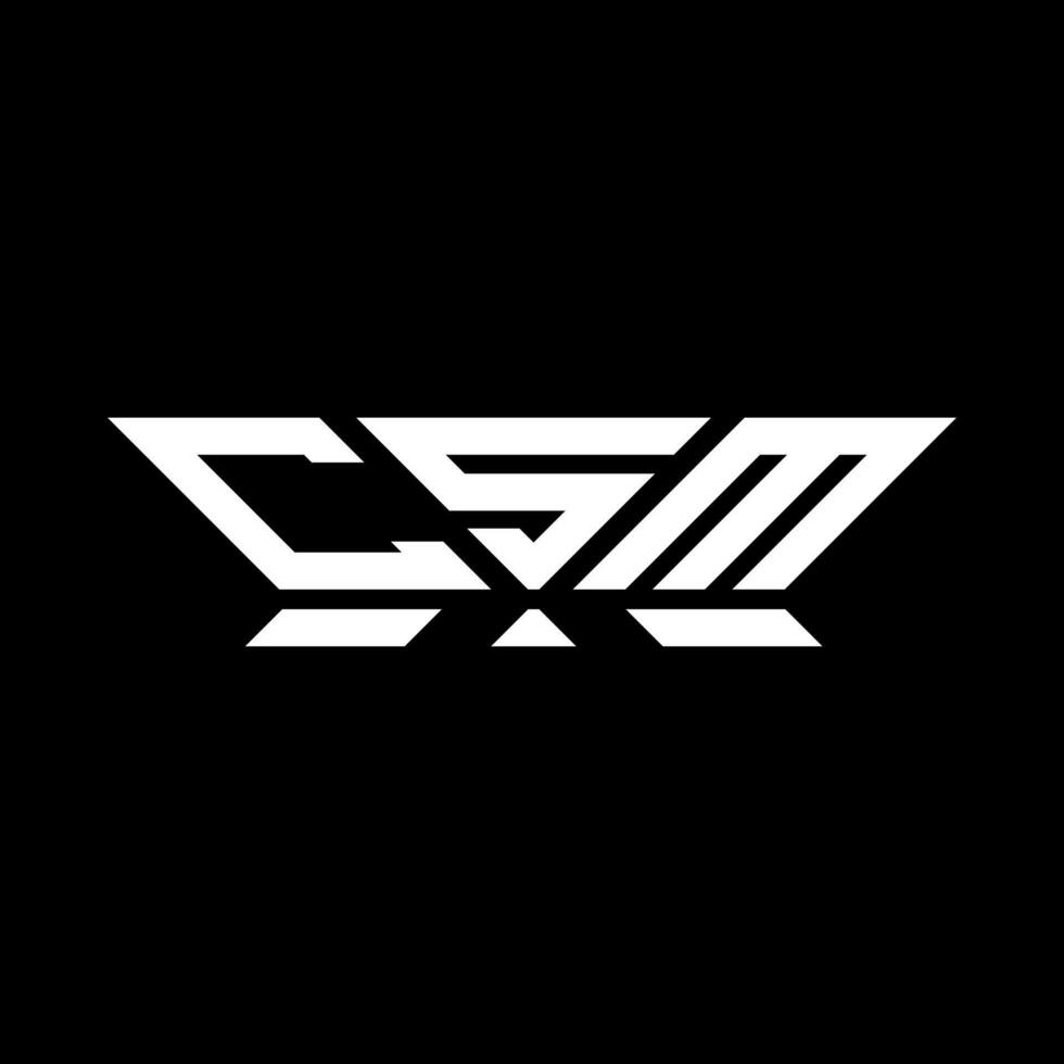 csm letra logo vector diseño, csm sencillo y moderno logo. csm lujoso alfabeto diseño