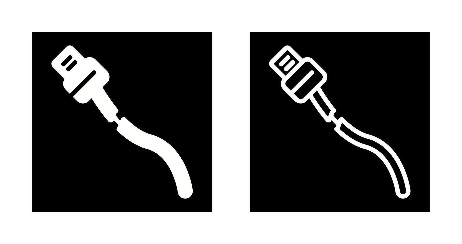 Broken Cable Vector Icon