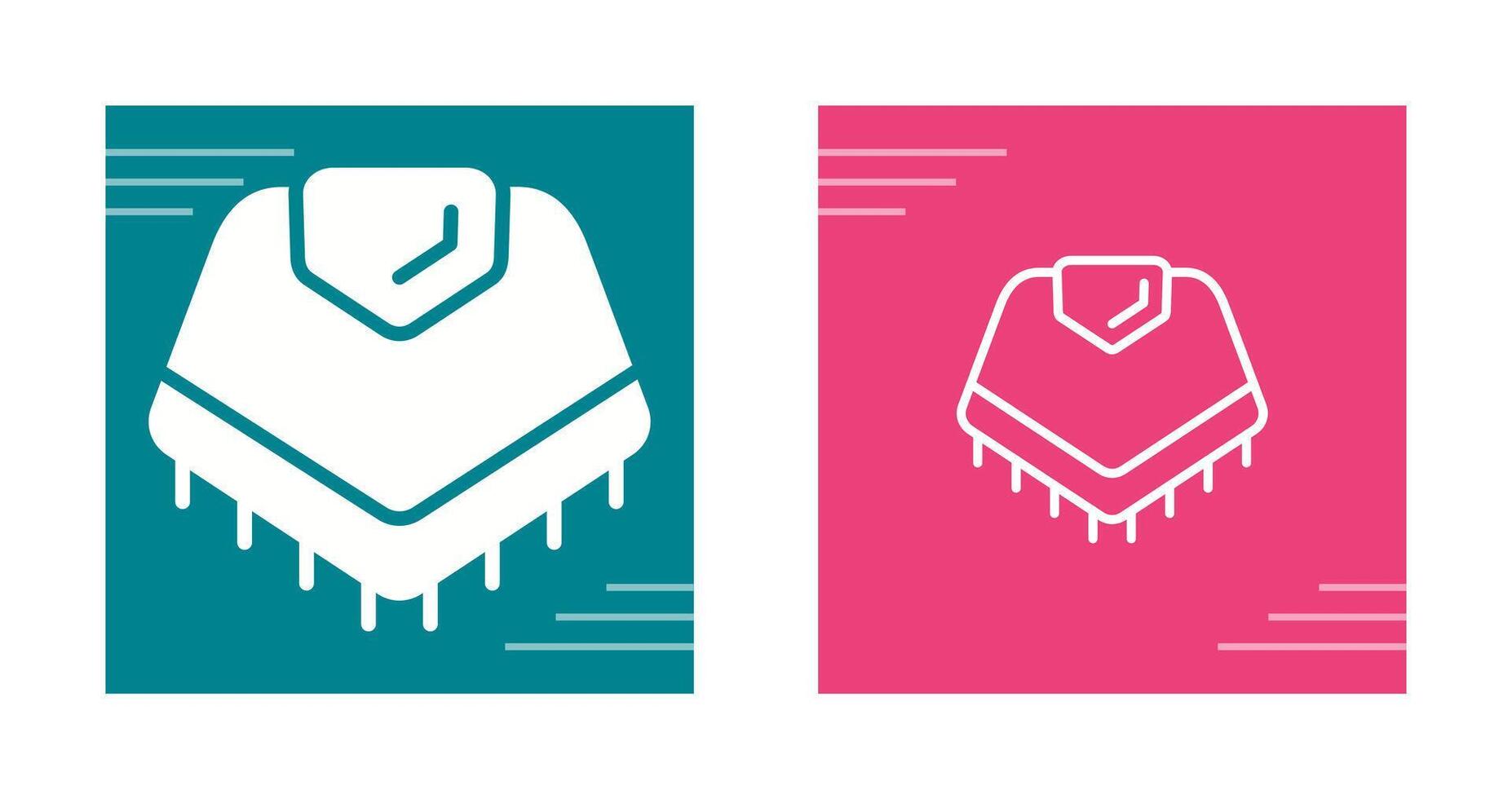 Poncho Vector Icon
