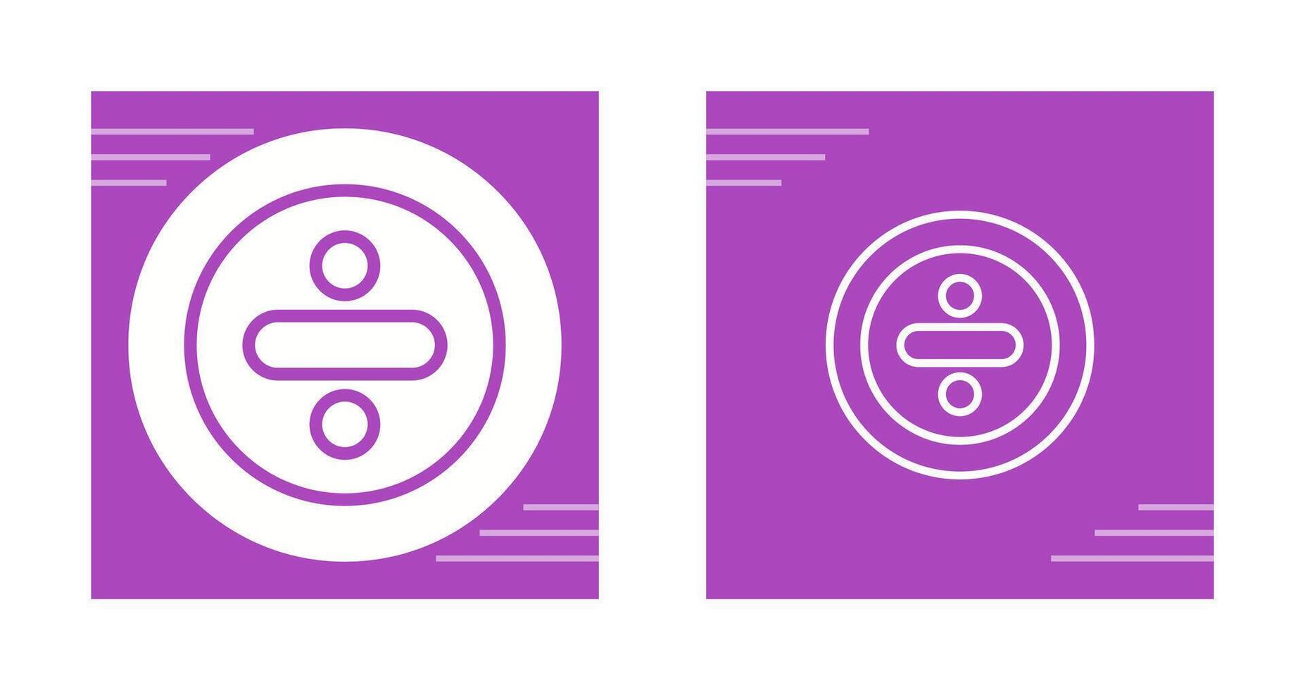 Division Vector Icon