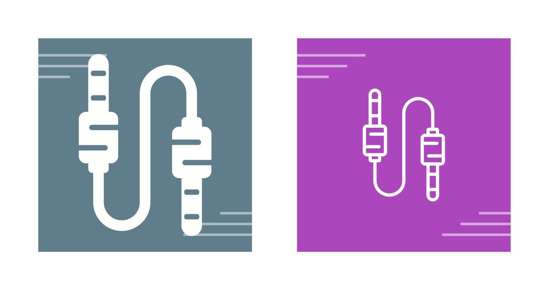 Audio Cable Vector Icon