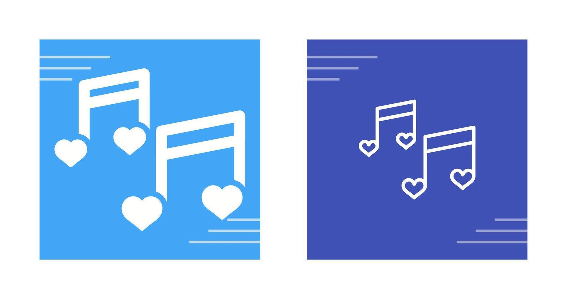 Romantic music Vector Icon