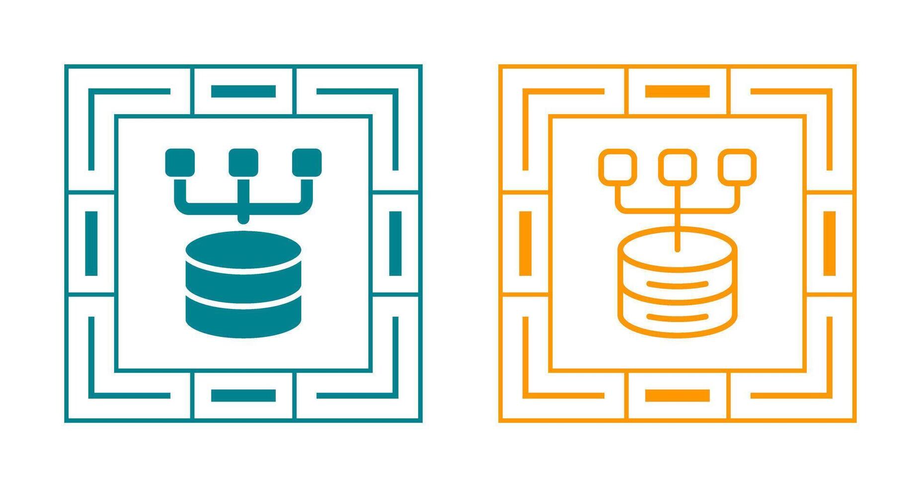 Data Modeling Vector Icon