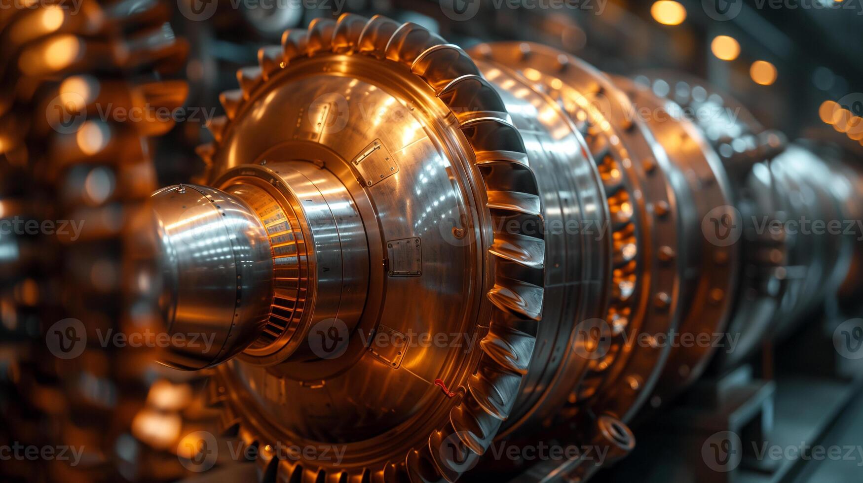 AI generated The Heart of Modern Machinery photo