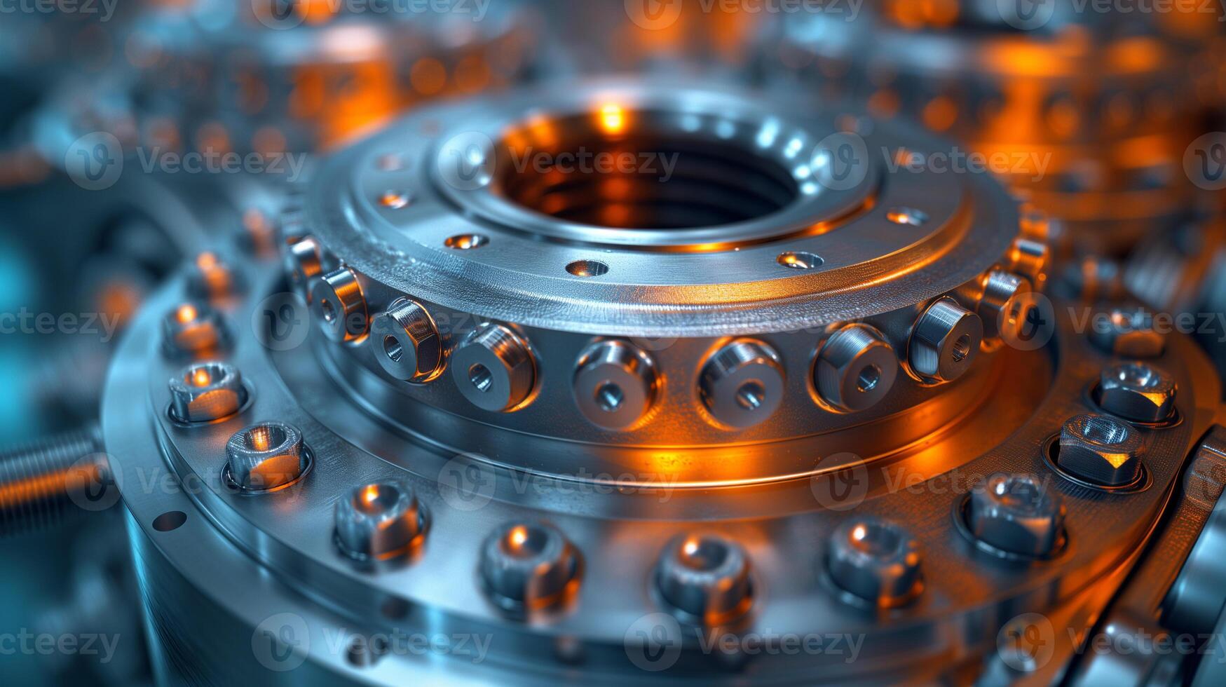 AI generated Precision Engineering.  The Heart of Modern Machinery photo