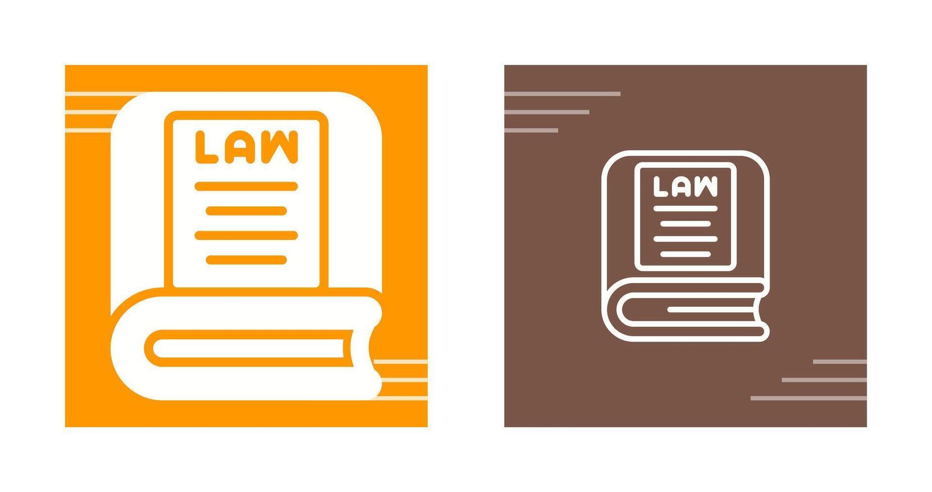Law Book Vector Icon